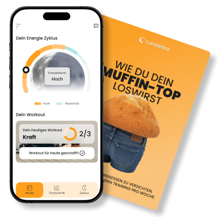 Lunaletics Zyklus Fitness und Buch Wie du dein Muffin-Top loswirst